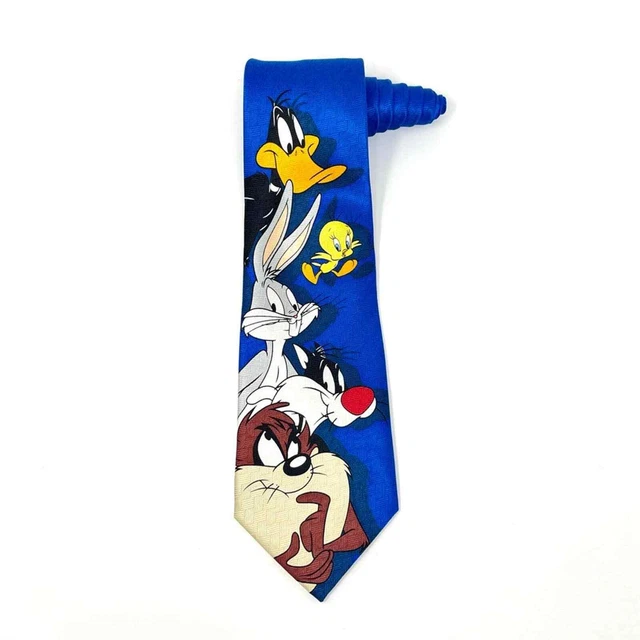 Maillot Baseball Enfant Warner Bros - Bugs Bunny, Daffy Duck, Taz (Taille M, Blanc)