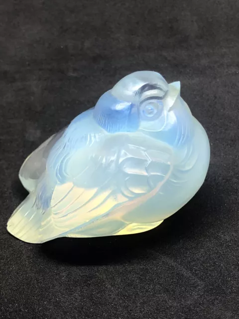 Sabino France Opalescent Glass Bird Figurine