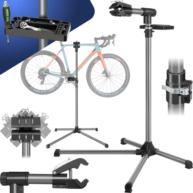 Pied d'atelier avec support à vélos 6,8 kg Pied de réparation
