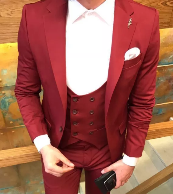 Gilet costume rouge 2025