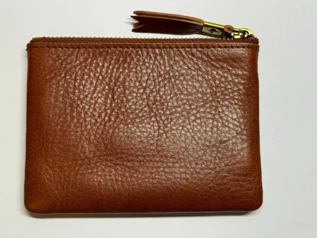 Madewell The Leather Pocket Pouch Wallet - English Saddle