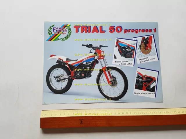 Fantic Motor Trial 50 Progress 1 1986 depliant originale italiano