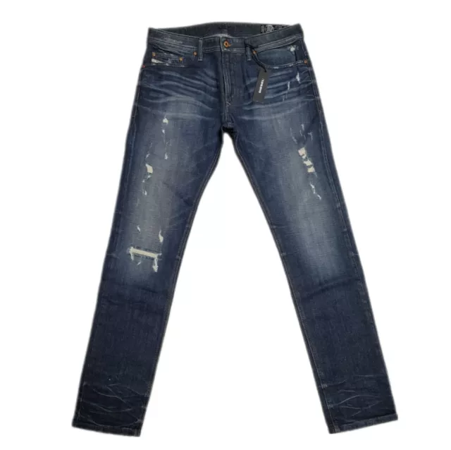 Diesel Thavar-XP Herren Jeans Slim Skinny Jeanshose Blau Stretch W32 L32 BR11C1