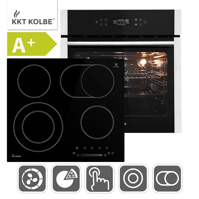 Cuisinière: 60cm Four encastrable EB8313ED + 59cm Plaque Eletrique KFS59RL