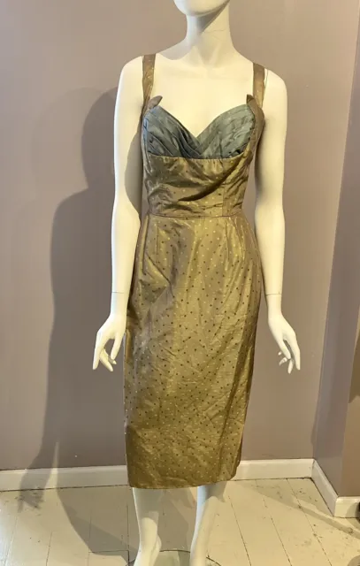 vintage silk 40’s  saks fifth avenue dress Incredible!