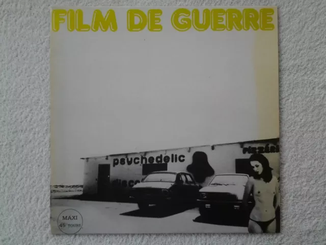 Disque vinyle maxi 45rpm FILM DE GUERRE