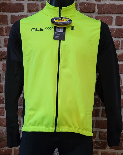 Alé Giubbino Solid Fondo 2.0 Gelb Winterjacke Thermo Windtex, reflektiert -2/8°C