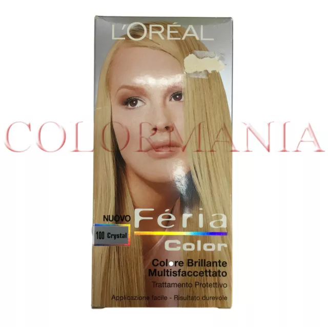 L'oreal Feria Color Colore Per Capelli Multisfaccettato Brillante 100 Crystal