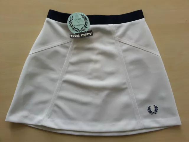 Magnifique MINI JUPE TENNIS vintage FRED PERRY 1960s NEUVE avec étiquette