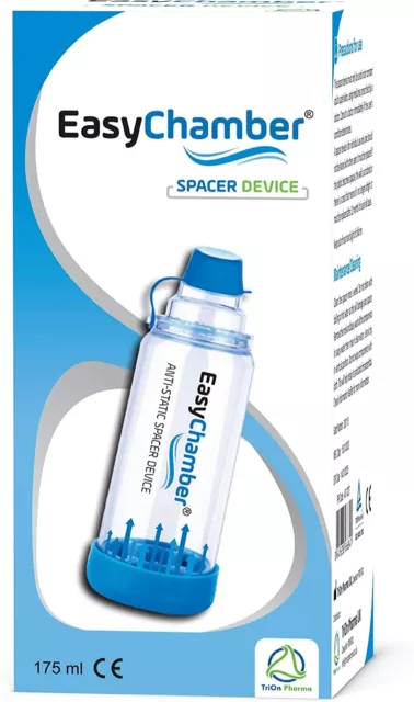 Spacer Device for use with metered dose Inhaler, BPA & Latex Free, EasyChamber