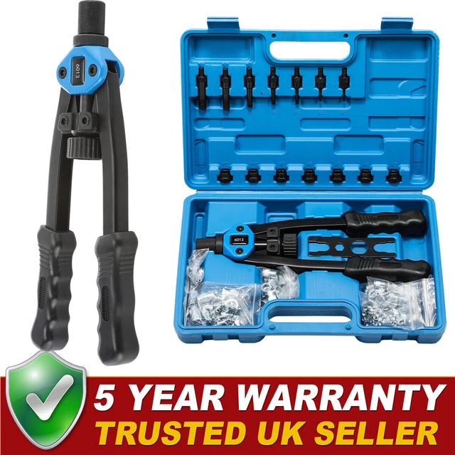 PROFESSIONAL HAND RIVNUT Nut Thread Riveter Gun Repair Tool Kit M3M12