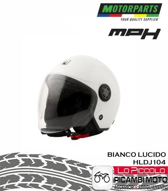 Casque Moto Jet Double Visière Pare-soleil ECE 22-06 - Blanc, Tailles XS à 2XL, Homologué, Confort Et Sécurité