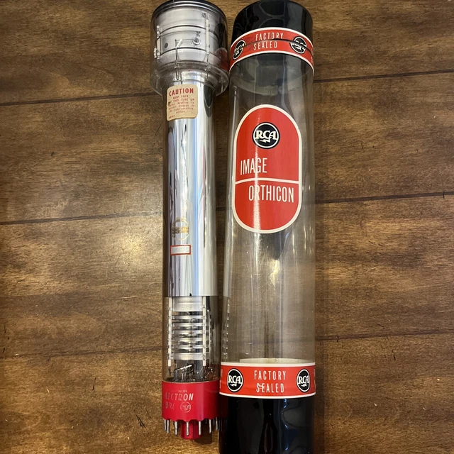 Vintage Image Orthicon Broadcast Camera Tube. 1950'S English Electric/Rca Nos Vintage Image Orthicon Broadcast Camera Tube. 1950'S English Electric/Rca Nos