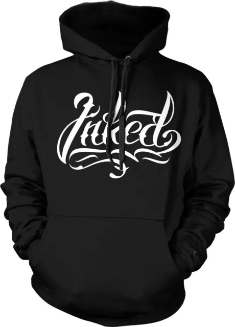 Inked Tattoos Tattooed Artist Tatted Up Hardcore Gothic Biker Hoodie Pullover