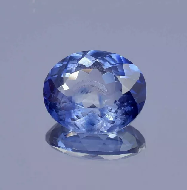 AAA Grade Naturel Ceylan Royal Saphir Bleu Coupe Ovale Desseré Gemme 6.30 Carats