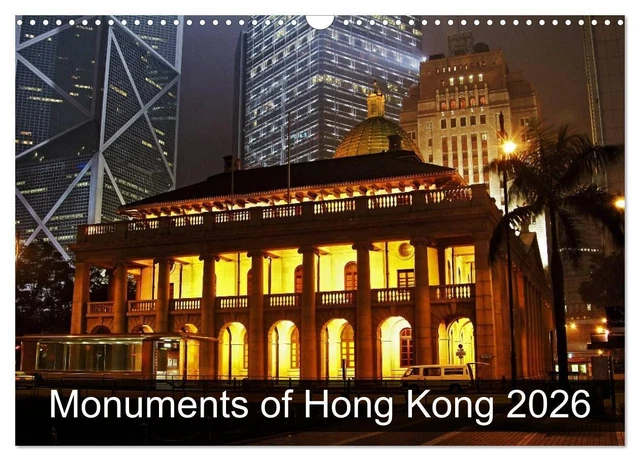 MONUMENTS OF HONG Kong 2026 Wall Calendar 2026 DIN A3 Landscape Monuments Of Hong Kong 2026 Wall Calendar 2026.webp