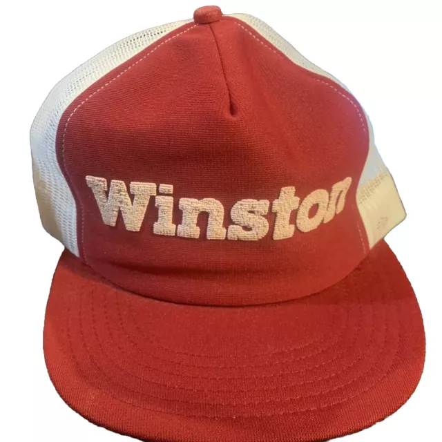 VINTAGE WINSTON MESH Foam Trucker Snapback hat Read $18.30 - PicClick
