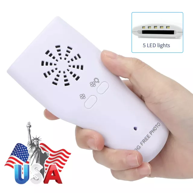 Dental Fog Free Defogging Imaging 4 Mirrors Stainless Reflector LED Occlusal AA