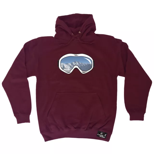 Skiing Snowboarding Pm Ski Goggles - Novelty Mens Clothing Funny Hoodies Hoodie