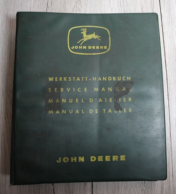 Original Werkstatthandbuch John Deere Traktor 820 920 Und 1020 Vu 