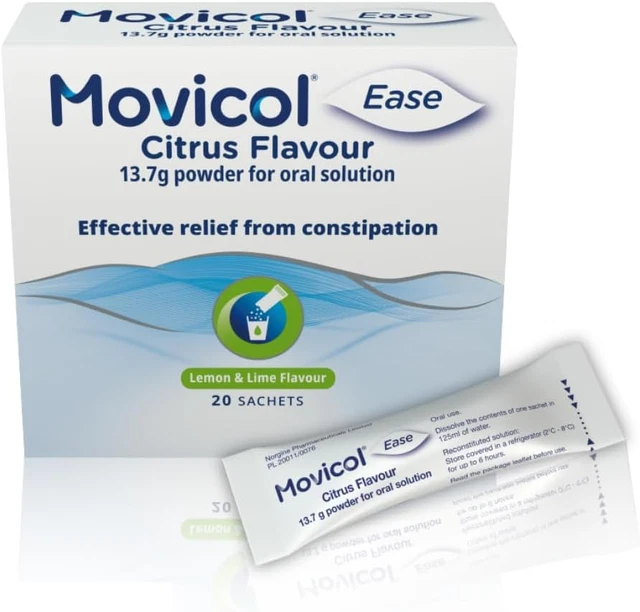 Buy Movicol Ease Citrus Flavour Sachets | Constipation Relief | UK