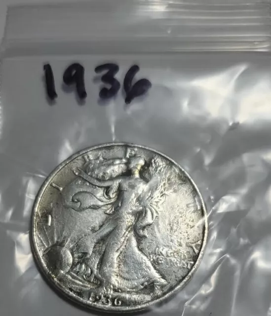 1936 Walking Liberty  Half Dollar-SILVER