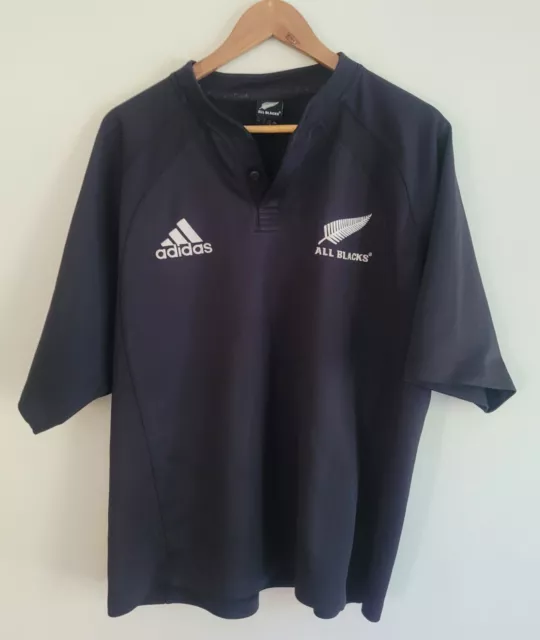 New Zealand All Blacks Rugby Union Jersey Adidas Mens Large