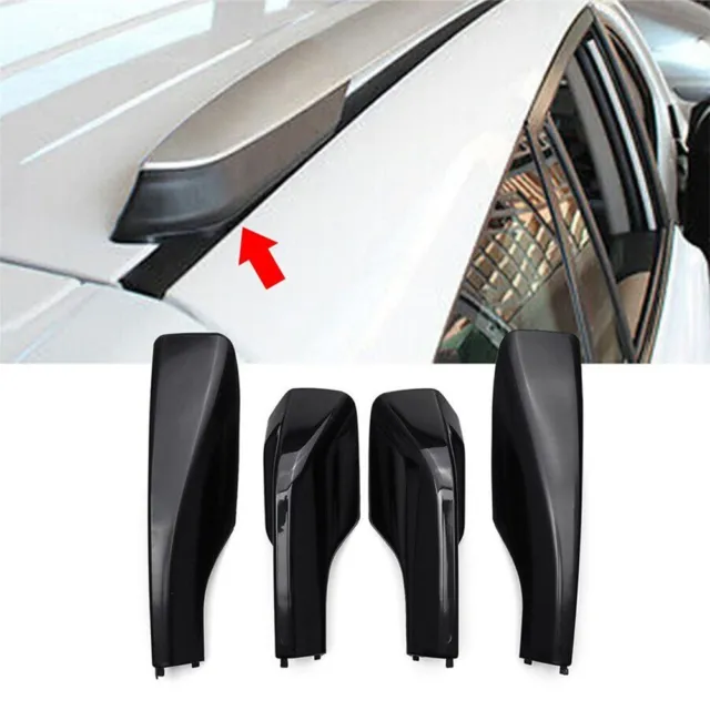 Housse de rack de toit noir coque d'extrémité de rail pour Toyota pour RAV4 XA