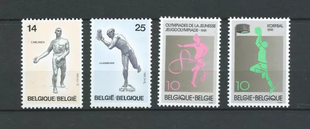 BELGIË BELGIQUE - 1991 YT 2400 à 2403 - TIMBRES NEUFS** MNH LUXE