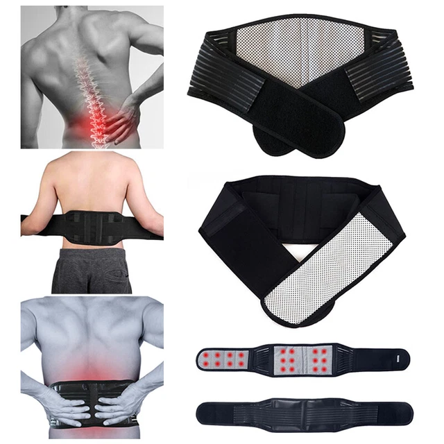 Tourmaline Auto-Réchauffement Thérapie Magnétique Taille Brace Ceinture Soutien