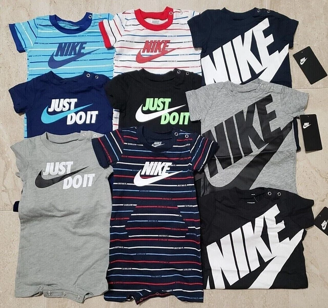 Nike Baby Boy 3 6 9 Month Short Sleeve One Piece Coverall Assorted Colors Styles