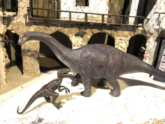 Dinosaurs Sleich Papo Jurassic Vintage Dinosaurier Raptor Brachiosaurus