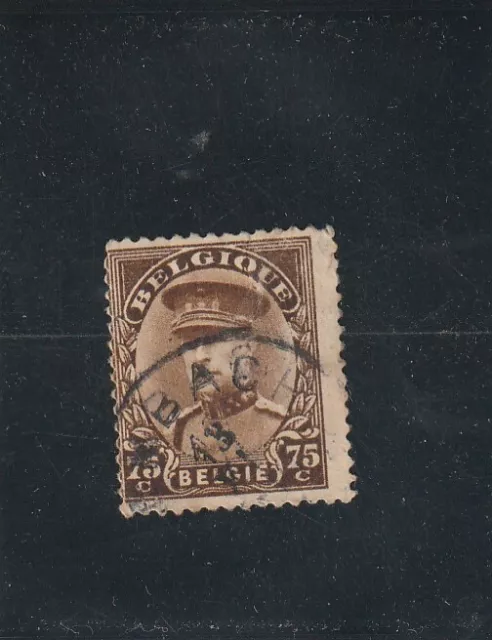 L5314 BELGIQUE TIMBRE N° Y & T 341 de 1932 " Albert 1er " Oblitéré