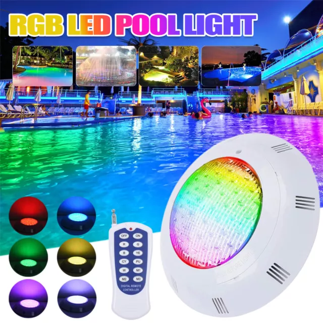 12V 35W RGB Swimming Pool Lights LED Spa Underwater Light Waterproof IP68 Lamp