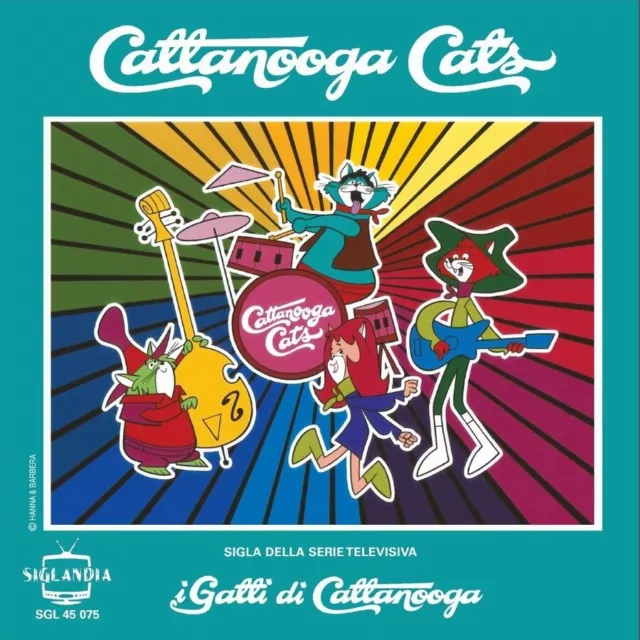 45 giri Cattanooga Cats sigle TV cartoni animati