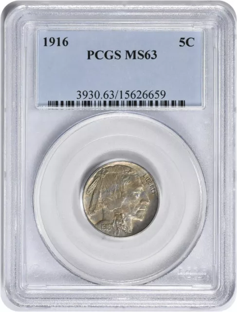 1916 Buffalo Nickel MS63 PCGS