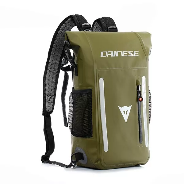 Dainese Explorer WP 15 Litre Waterproof Motorcycle Backpack - `Green/Black