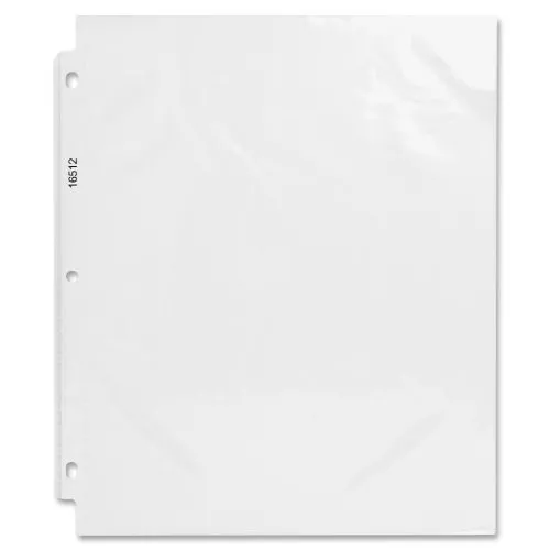 Business Source Top Loading Sheet Protector - Letter 8.50" X 11" - Rectangular -