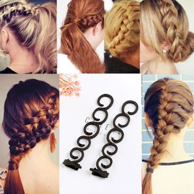 Intreccia per capelli treccia per capelli alla moda ragazza casuale donna francese alla moda gancio strumento da intreccio