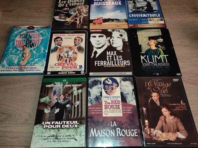* JOLI LOT DE 10 DVD ( croquemitoufle,un fauteuil pour deux, the party...