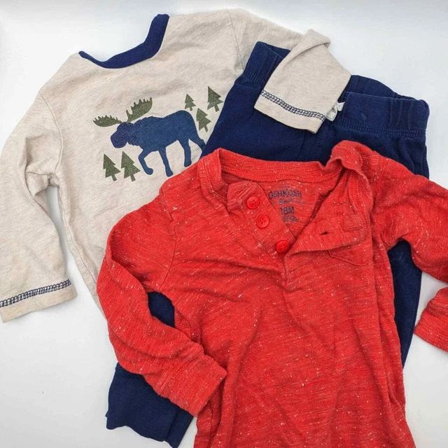 Lot Bundle 18M Month Moose Camping Alaska Boy Clothing Set Toddler