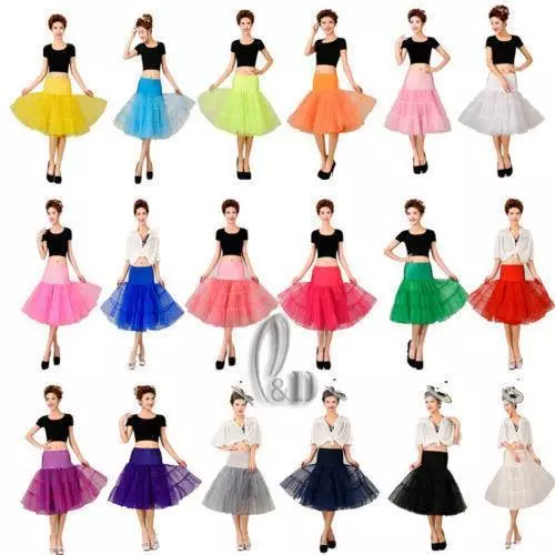 AU SELLER 26" Retro 50s Underskirt Rockabilly Bridal Petticoat Dance Tutu da018 3