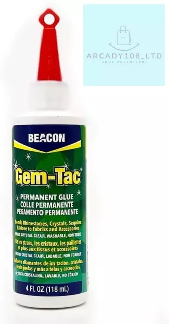 Beacon Glue Adhesive Gem Felt Decoupage Fabric Fabri-tac 3 in 1 Quilters  Choice