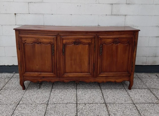 Credenza Tre Ante, Luigi Xv, Fine '700, Ciliegio, Dim 186 X 50 H 100 Cm