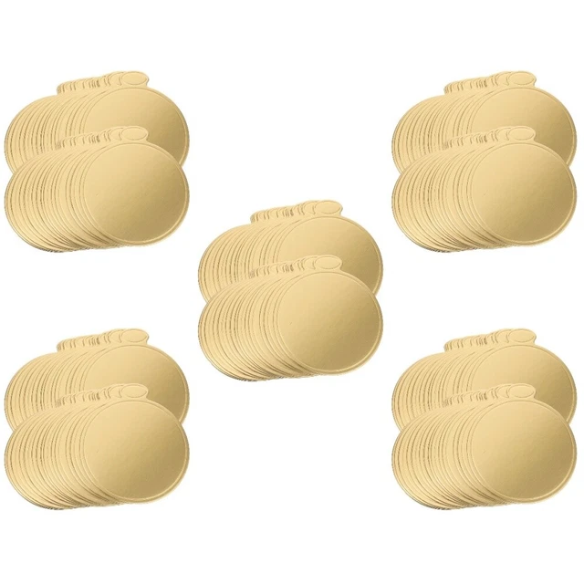 250 pz vassoio per torte in cartone tavolo per torte oro per tavolo da forno cucina