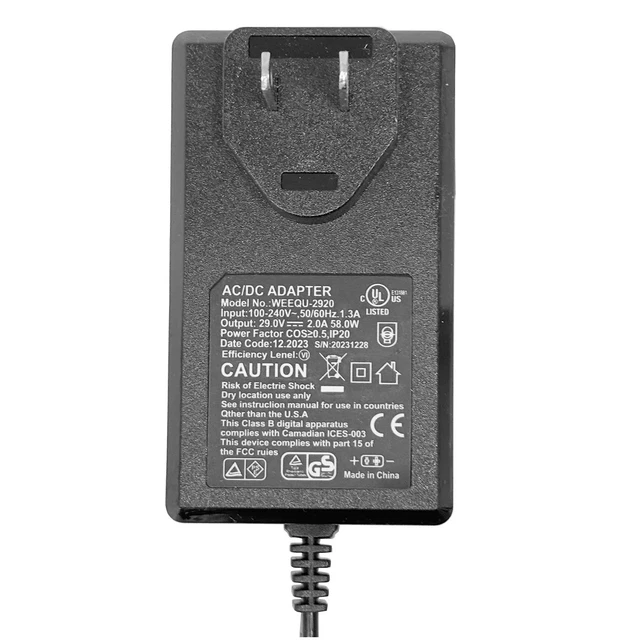 Alimentatore 29V 2A Per Poltrone Elettriche - Trasformatore Per Divani Reclinabili E Ascensori