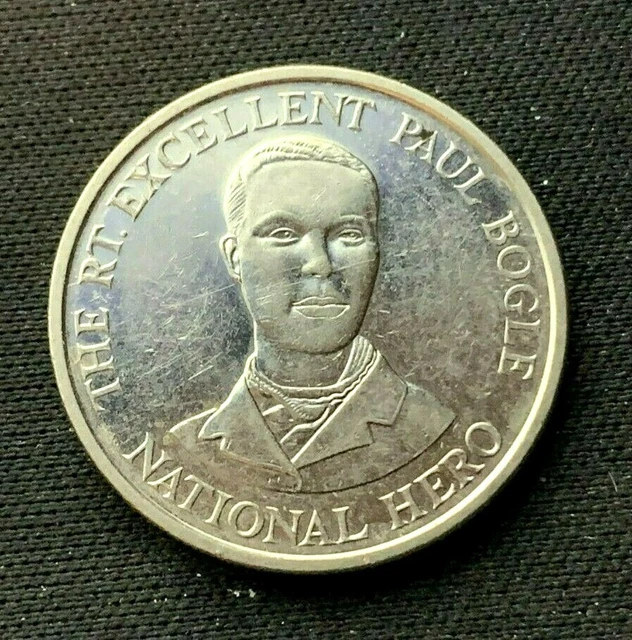 1993 Jamaica 10 Cents Coin PROOF    World Coin   Nickel Plated Steel      #K1534