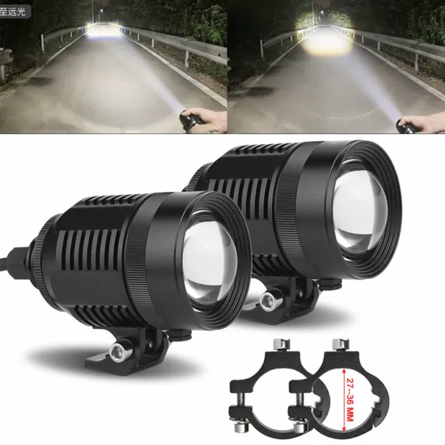 2x 20W LED Work Light Bar Spot Adjust Laser Driving Fog Pods Boat Offroad 4WD