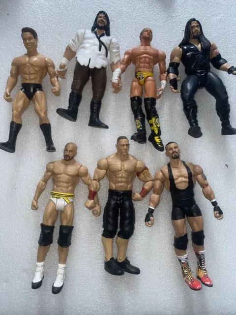 Bundle OLD WWE WWF WRESTLING Action Figures Job Lot Collection