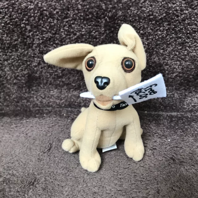 Yo Quiero Taco Bell Chihuahua Plush Dog Free Tacos Sign 5” Advertisement Food